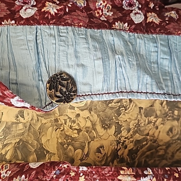 NWT VINTAGE Free People Corduroy Floral Jacket and Ruffle Skirt Set Size 0/2 - Picture 4 of 8